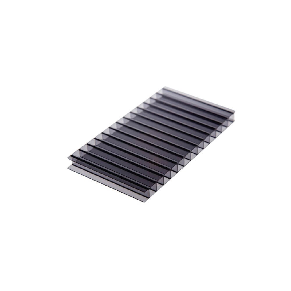 Chapa de Policarbonato Alveolar Fume 4mm - 2,10m x 2,00m