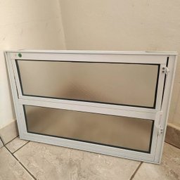 Basculante Banheiro Branco 60x40 Vidro Miniboreal Alumínio - 2