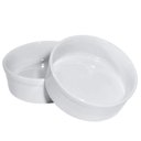 Ver imagem 3 de Kit Comedouro e Bebedouro de Porcelana 600ml Branco Liso