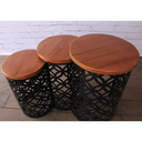 Ver imagem 3 de Banco Trio Encaixe Minas Rústico ´trio de Encaixe