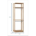 Ver imagem 3 de Módulo Closet com Cabideiros Clothes 