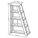 Ver imagem 5 de Kit 2 Peças 1 Escrivaninha Gold com 1 Estante Star