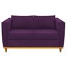 Sofá 2 Lugares Europa Suede ADJ Decor - Roxo - 3
