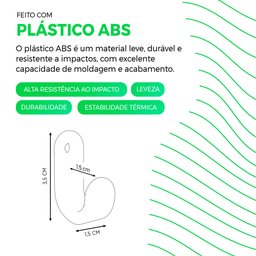 Gancho Inteligente: para Bolsa, Mochila, Multiuso, Organizador, Jaqueta, Toalha-cinza - 2