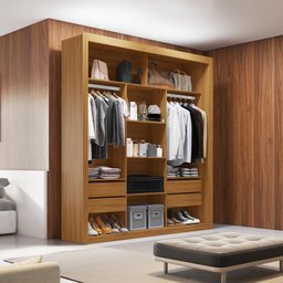 Closet Casal 4 Gavetas Amoudi Móveis - 1