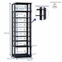 Ver imagem 6 de Módulo Closet com 7 Prateleiras Reguláveis Clothes 