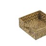Porta Guardanapo Quadrado em Bambu e Rattan 15x15x6cm Full Fit 27157 - 2
