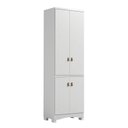Ver imagem 2 de Armário Multiuso 4 Portas 61,7cm 100% MDF Pupilo Espresso Móveis Branco/Brilho