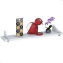 Ver imagem 6 de 3 Prateleiras Suspensa Estilo Industrial Madeira 60cm Fs B:branco