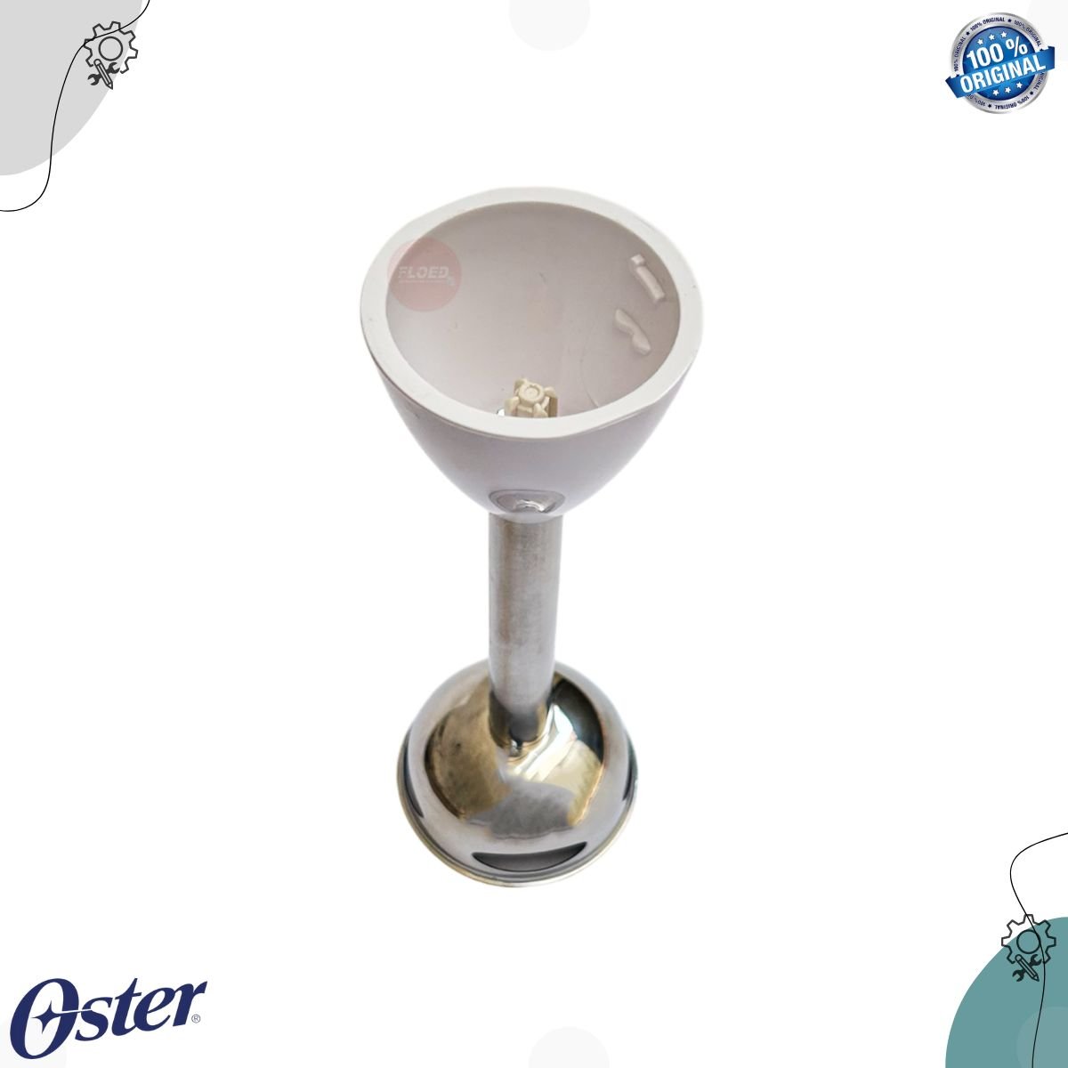 Faca Eixo Batedor Branco P/ Mixer Oster 2610 / 2615 Original - 7