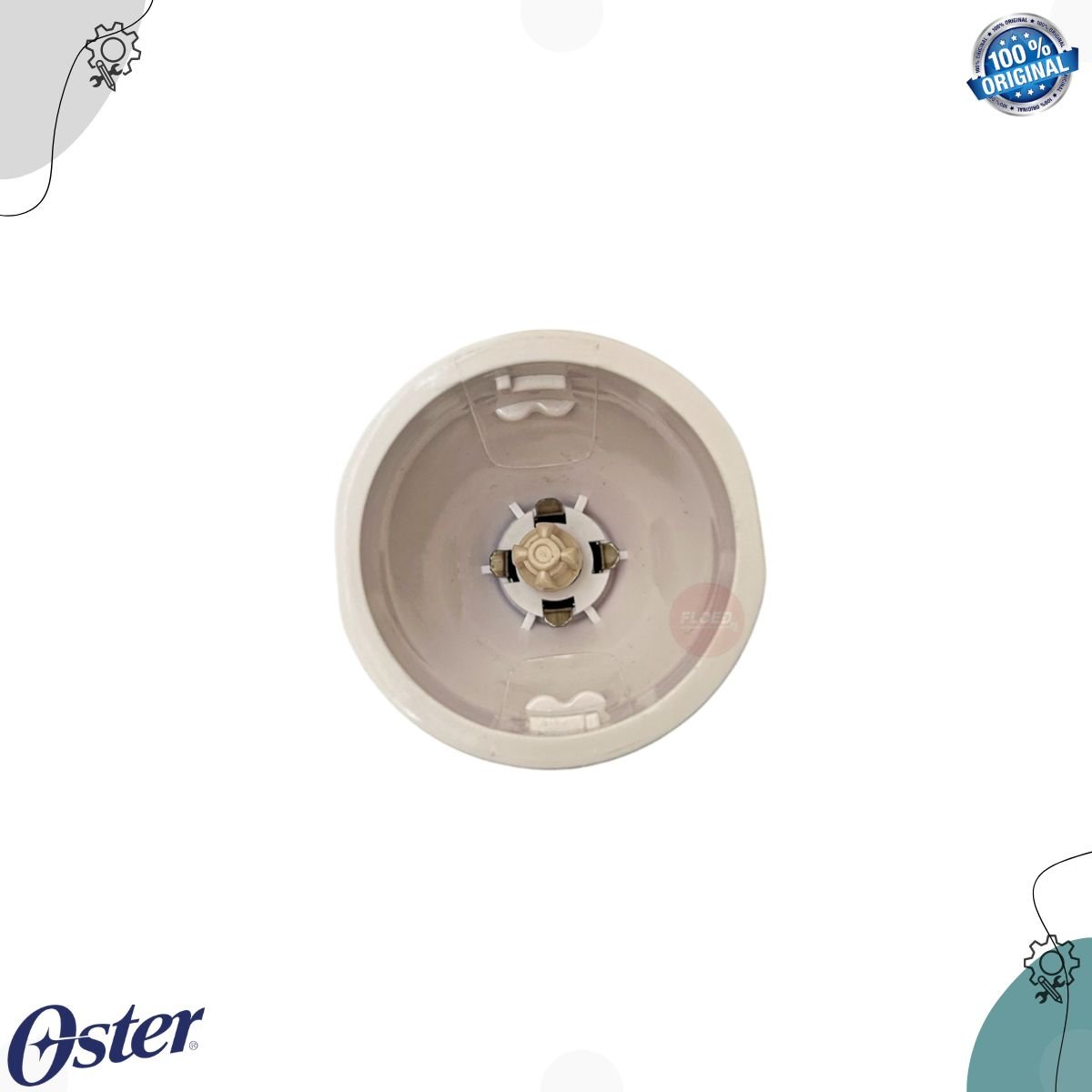 Faca Eixo Batedor Branco P/ Mixer Oster 2610 / 2615 Original - 6