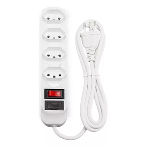 Protetor Eletrônico e Filtro de Linha Com 4 Tomadas Epe 1004 Branco Intelbras