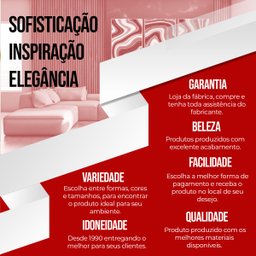 kit com 2 Quadros Decorativos Florais com Moldura e Vidro para Sala Quarto Escritório e Clínica 62x9 - 5