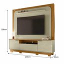 Ver imagem 4 de Rack com Painel Nilo para Tv de até 75 Polegadas (com Pés) - Cumaru Opala - Madetec