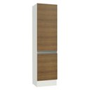 Ver imagem 1 de Paneleiro Armário de Cozinha 100% MDF 2 Portas Branco/Rustic Smart Madesa