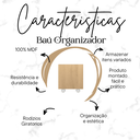 Ver imagem 6 de Baú Organizador de Brinquedos Mdf com Rodízios Plancasa:carvalho