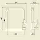 Ver imagem 5 de Torneira Monocomando Cozinha Bancada Athena Slim 27034 Meber - Cromado