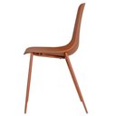 Ver imagem 4 de Conjunto 2 Cadeiras Miami Base em Aço - Terracota