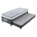 Ver imagem 2 de Cama Box Solteiro com Cama Auxiliar 100% Poliéster 88x52cm Vitta América Colchões