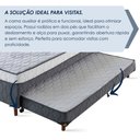 Ver imagem 4 de Cama Box Solteiro com Cama Auxiliar 100% Poliéster 88x52cm Vitta América Colchões