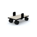 Ver imagem 1 de SUPORTE PARA CPU PANDIN MAXXI - NOGUEIRA/PRETO MXSU-35