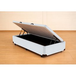 Cama Box Baú Solteirão Serenelife - Corano Branco - 5