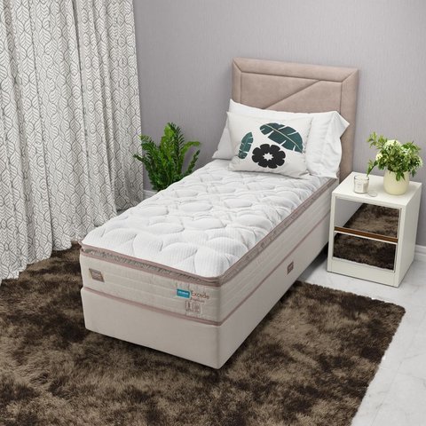 Colchão Solteiro PROBEL Mola Ensacada Probel Excede Premium Pillow Super
