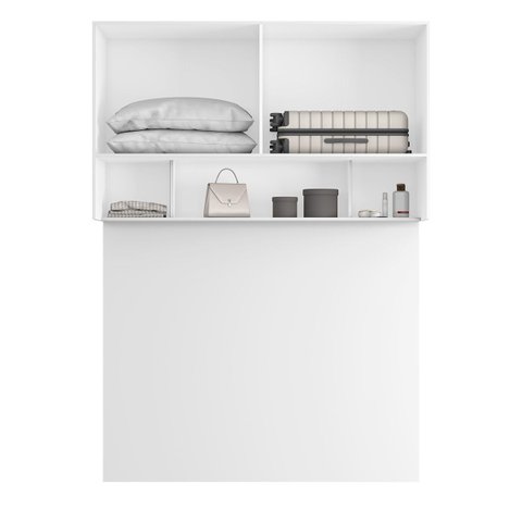 Módulo Aéreo Queen com Cabeceira Altezza Clean Belmax:branco