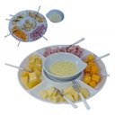 Ver imagem 1 de Petisqueira com 5 Divisórias Melamina 30cm Frg4248 Frigopro
