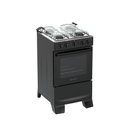 Ver imagem 2 de Fogão 4 Bocas Atlas Mônaco Plus Automático Mesa Inox Preto Bivolt