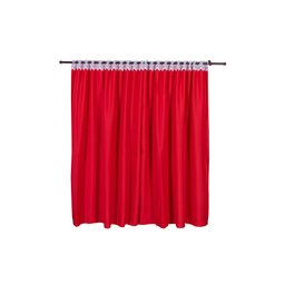 Cortina 2,00 M X 1,50 M com Passa Varão de Renda:vermelho - 3