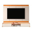 Ver imagem 1 de Rack Bancada com Painel para TV de até 70? em MDF com LED Hile Off White-Jequitiba