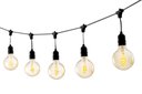 Ver imagem 1 de Cordão LED String Light Varal Preto 10 Lâmpadas 5M Uso Externo DELIS