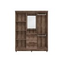 Ver imagem 3 de Guarda Roupas Casal Capela Lyon C/ Espelho Cor Ypê