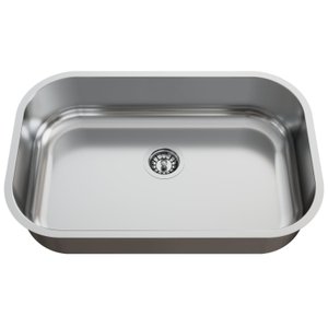 Cuba para Pia de Cozinha em Aço Inox N2 56x35x17cm Polida com Válvula GhelPlus