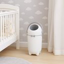 Ver imagem 4 de Lixeira Anti Odor 10l para Fraldas Bebê com Vedação Moderna Branca Brinovar