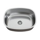 Ver imagem 1 de Cuba para Pia de Cozinha em Aço Inox N4 41x32x14cm Polida com Válvula Ghelplus Cinza