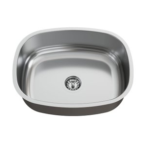 Cuba para Pia de Cozinha em Aço Inox N4 41x32x14cm Polida com Válvula GhelPlus