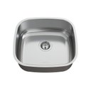 Ver imagem 1 de Cuba de Cozinha N5 Aço Inox 36x33,5x14cm Polida com Válvula e Manta Redutora Ruído Ghelplus Plus Cinza