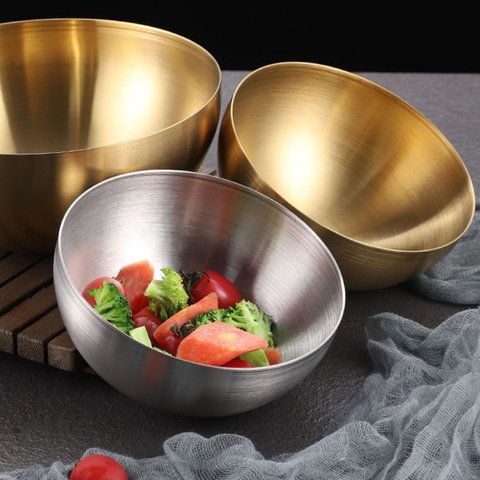 Tigela Bowl Inox 15cm Bacia Multiuso Cozinha Salada Festa:prata