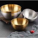 Ver imagem 6 de Tigela Bowl Inox 15cm Bacia Multiuso Cozinha Salada Festa:prata