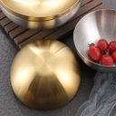 Ver imagem 7 de Tigela Bowl Inox 15cm Bacia Multiuso Cozinha Salada Festa:prata