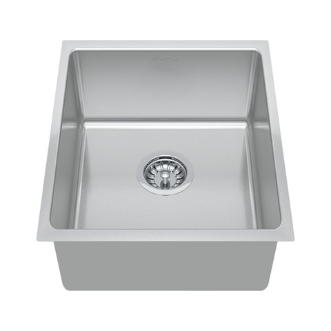 Cuba para Cozinha Gourmet Pia Aço Inox 38x44x20cm Acetinado Ghelplus Cinza