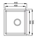 Ver imagem 2 de Cuba para Cozinha Gourmet Pia Aço Inox 54x44x20cm Acetinado GhelPlus