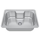 Ver imagem 1 de Cuba para Cozinha Gourmet Pia Aço Inox 63x44x20cm Acetinado Ghelplus Cinza