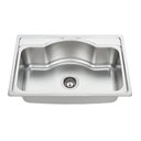 Ver imagem 1 de Cuba para Cozinha Gourmet Pia Aço Inox 68x50x21cm Acetinado Ghelplus Cinza