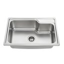 Ver imagem 1 de Cuba para Cozinha Gourmet Pia Aço Inox 68x45x22cm Acetinado Ghelplus Cinza/Acinzentado
