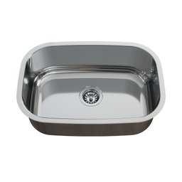 Cuba para Pia de Cozinha em Aço Inox N1 46x30x15cm Alto Brilho com Válvula GhelPlus - 1