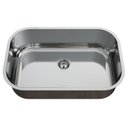 Ver imagem 1 de Cuba para Pia de Cozinha em Aço Inox N2 56x35x15cm Alto Brilho com Válvula Ghelplus Cinza