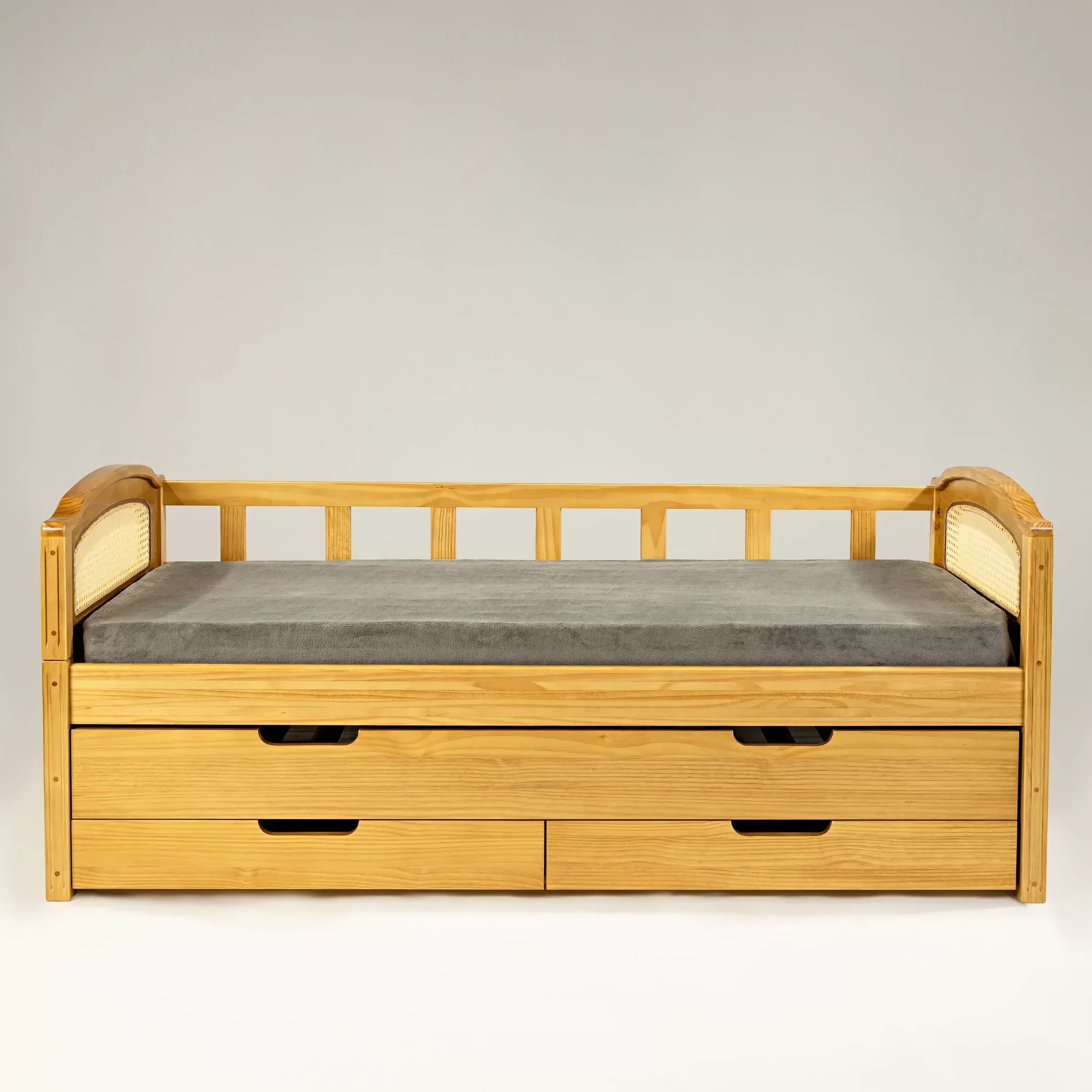 Bicama Infantil Babá Madeira Maciça Feliz - 3